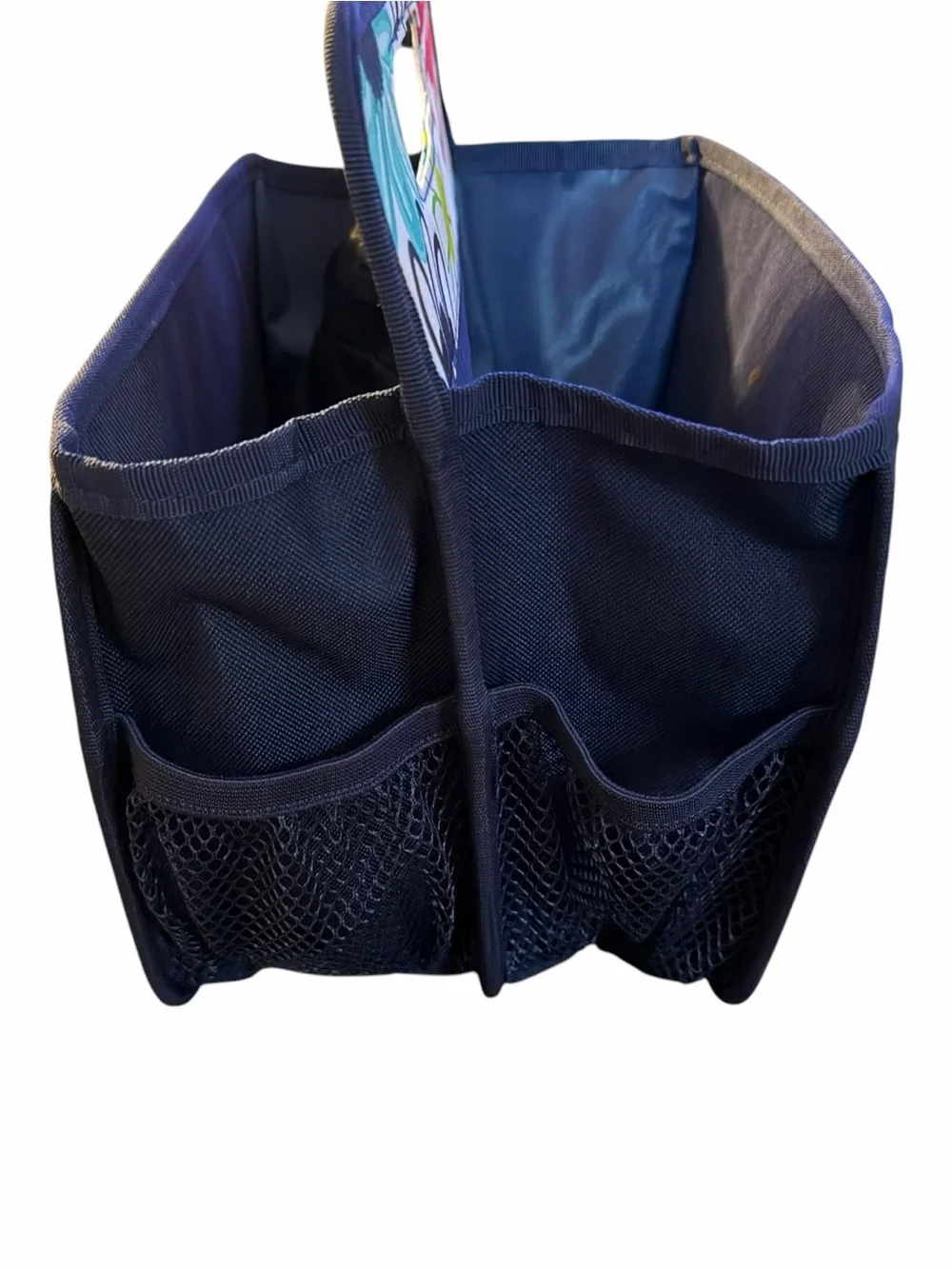 Thirty-One Floral Utility Caddy Organizer Tote Storage Bin Teacher Craft Car